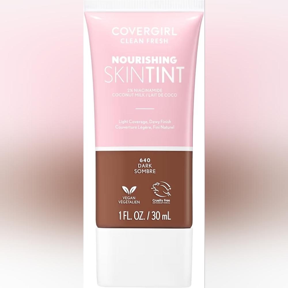 Covergirl Clean Fresh Skin Milk Foundation #640 Dark 1 Oz.